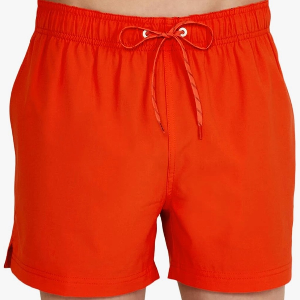 Speedo Men's Swim Trunk Short Length Redondo Solid Orange 2XL